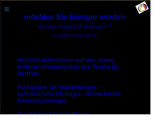 Tablet Screenshot of dr-bertram.de